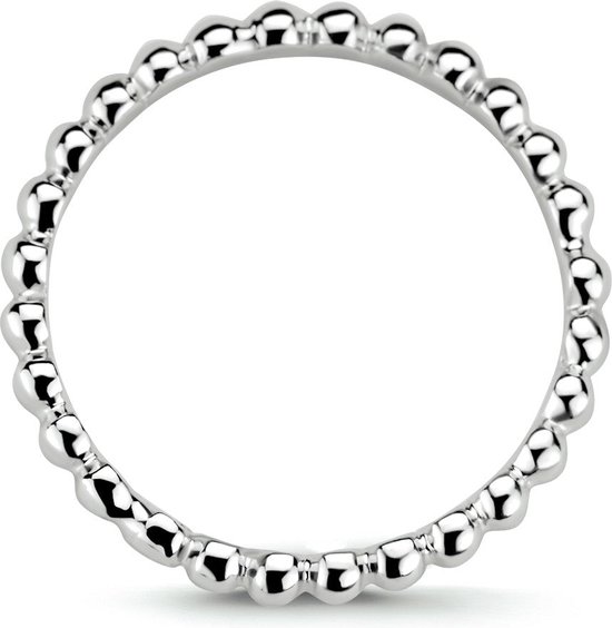 Argent Bague coulissante boules Argent Rhodié 1332452 17,75 mm (56)