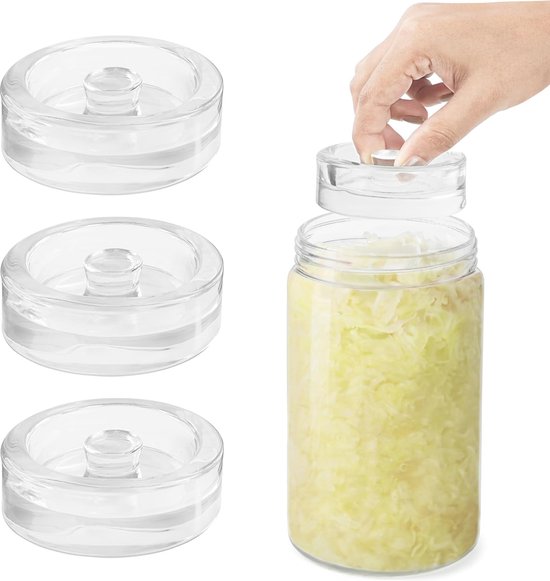 4 stuks fermentatieglazen gewichten met eenvoudige greep 4 stuks fermentatieglazen gewichten met eenvoudige greep