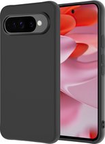 Coque adaptée pour Google Pixel 9 Pro XL - Coque arrière en Siliconen - Zwart