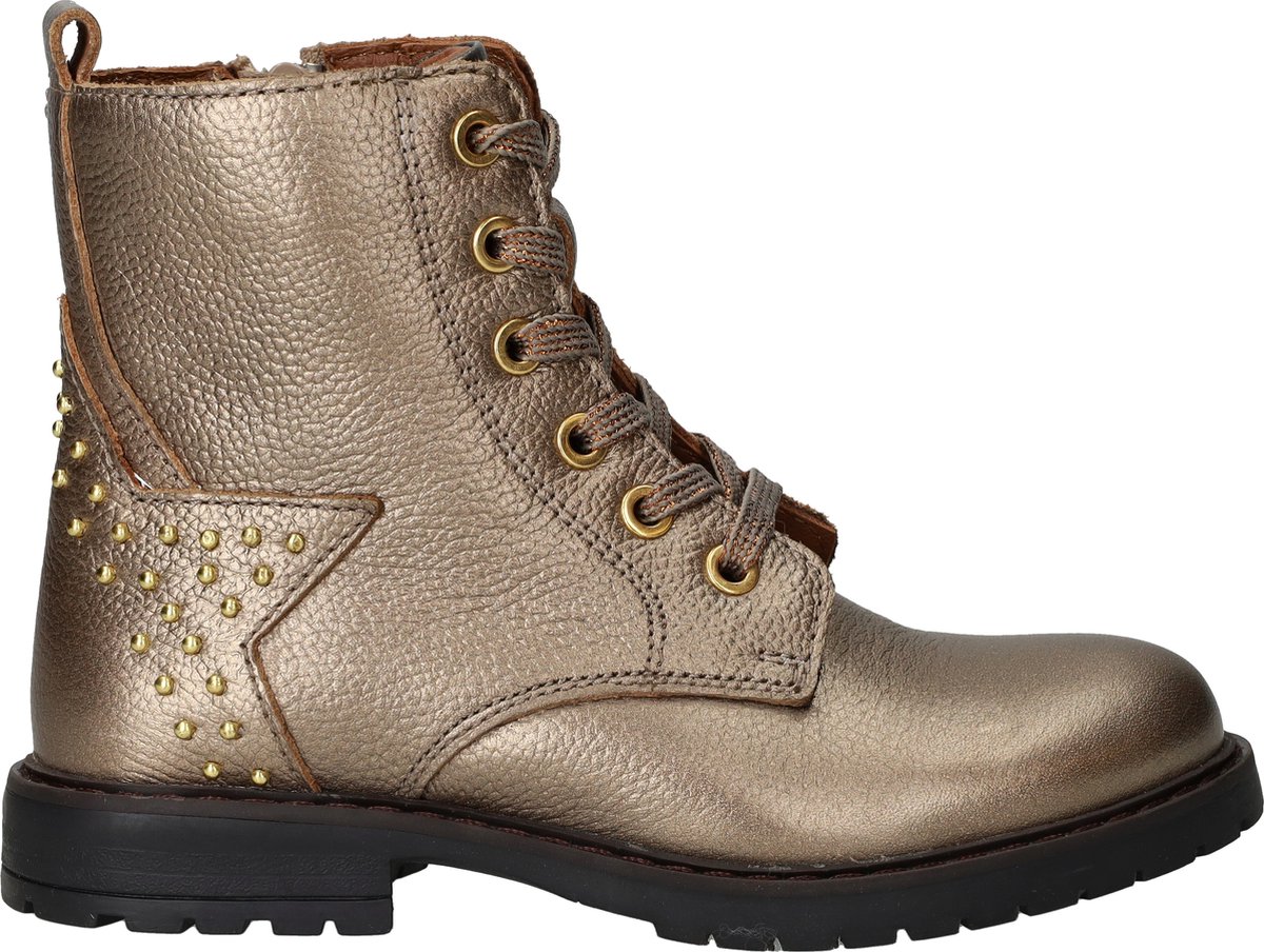 IK-KE Veterboots - Meisjes - Goud - Maat:33