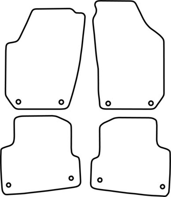 Jeu de tapis Skoda Fabia - Modèles Combi