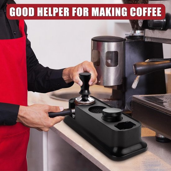 58 Mm Houten Koffie Tamper Station Stand Koffie Portafilter Houder Presser Stand Espresso Distribut 58 Mm Houten Koffie Tamper Station Stand Koffie Portafilter Houder Presser Stand Espresso Distribut
