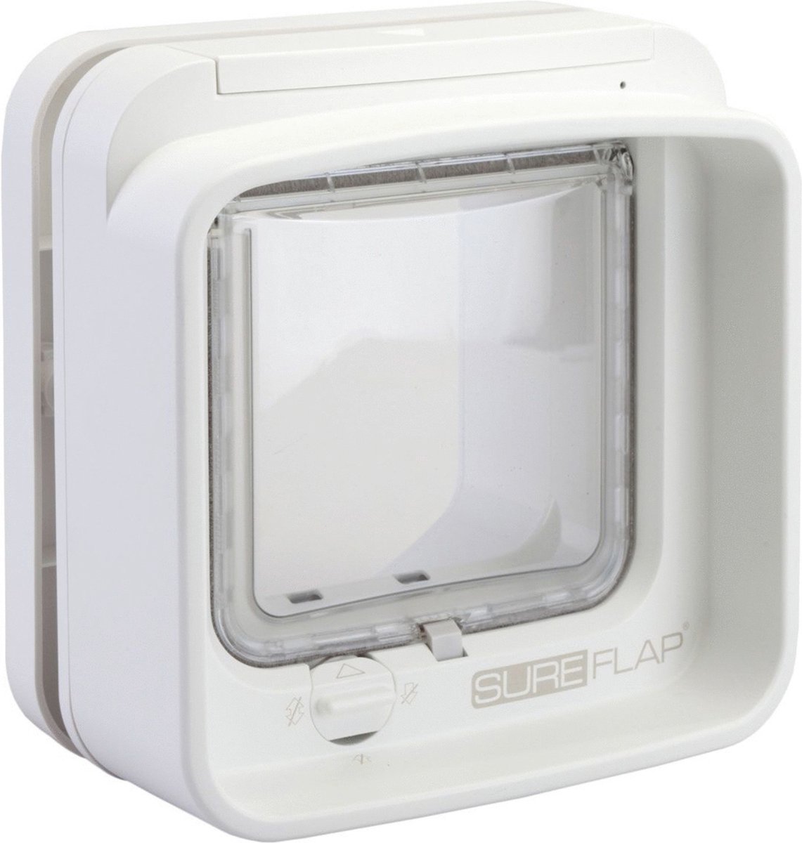 Sure Flap - Dualscan Microchip Kattenluik Wit - 20 X 20 X 7 Cm