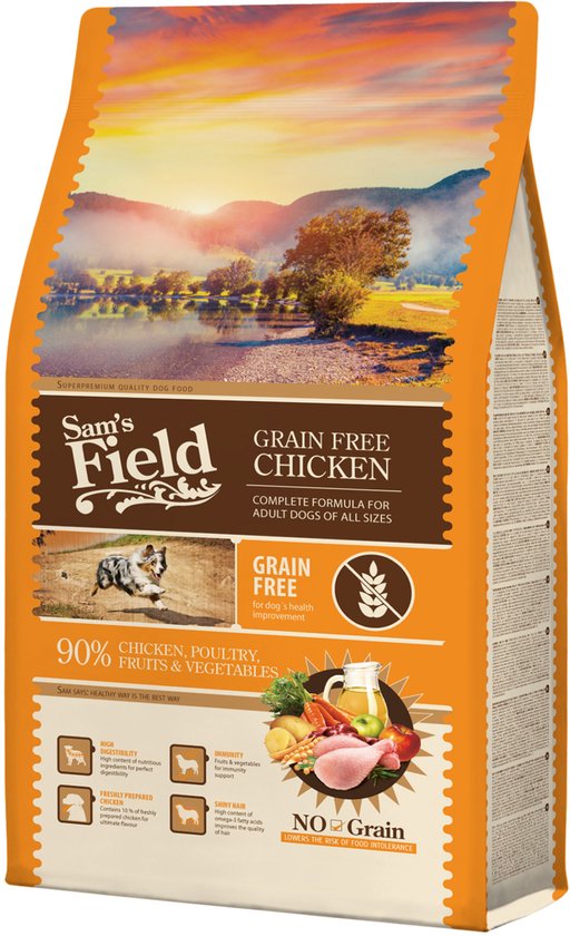 Sam's Field Adult - Graanvrij - Vlees - Hondenvoer - 2.5 kg