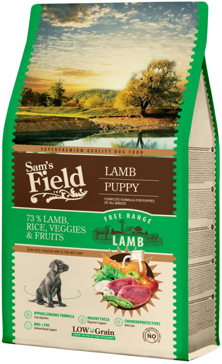 Sam's Field Puppy Lam - Hondenvoer - 2.5 kg