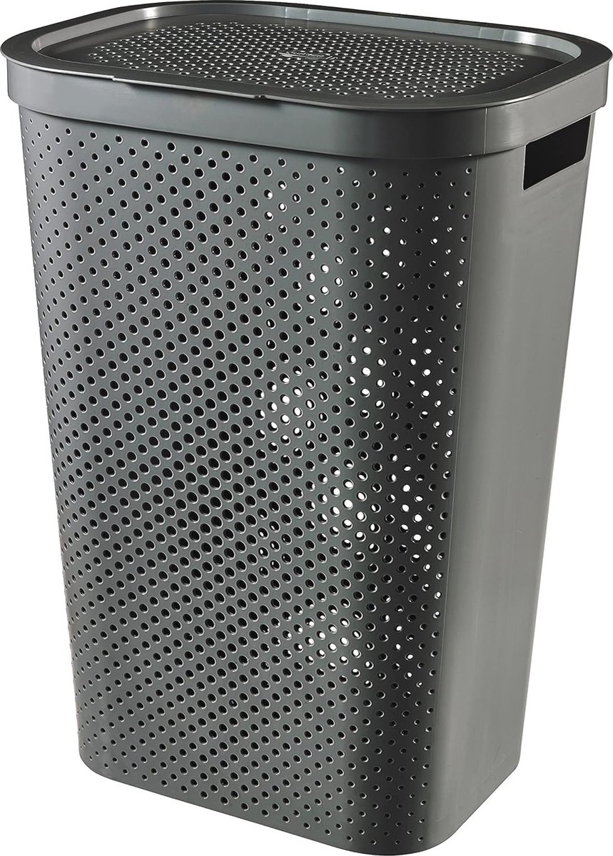 Rechthoekige Wasmand 60 Liter - Gerecycled Plastic met Scandinavisch Design