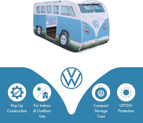 Pop-up tent voor kinderen - UV50+ Speeltent - Instant Campingtent - Blauw van POP — afbeelding 4