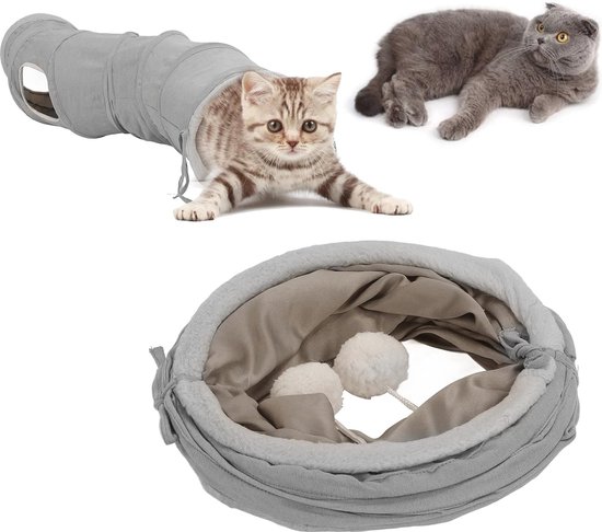 Kattentunnel Speeltunnel - Stressverlagend en Interactief met