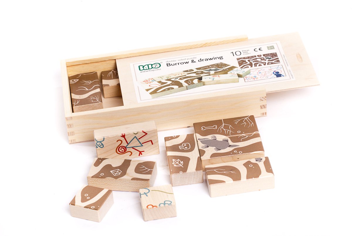 Bajo puzzelspel Burrow & Drawings