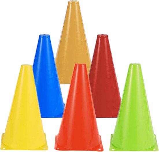 Afbakenkegel/pion multi 50 cm, per stuk - Sport- en spelmateriaal