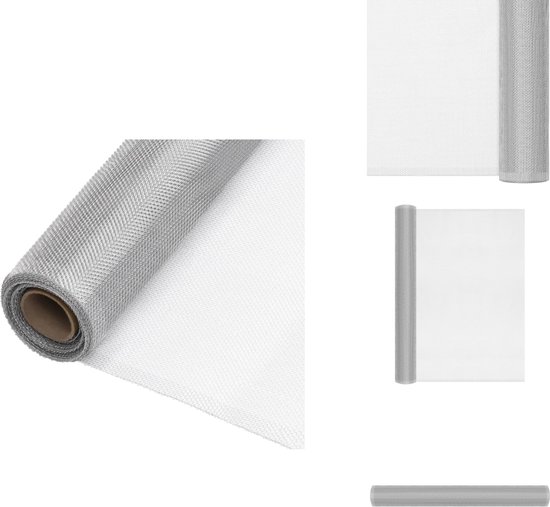 Moustiquaire vidaXL - Moustiquaire - Grillage 60 x 2000 cm - Aluminium Argenté