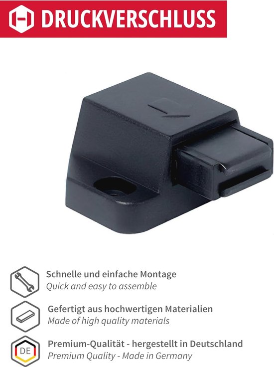 DDKY Magneten voor meubels, magneetsluiting, 4 stuks, robuust en duurzaam, geschikt voor keukenkasten, kasten, laden, schuifdeuren