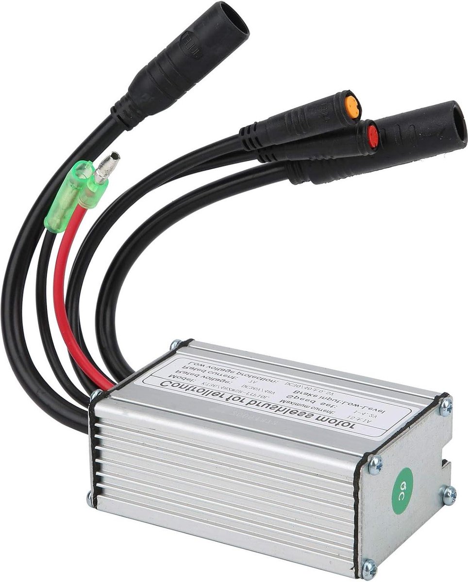 36-48V DC Motor Controller 6 Tubes 36-48V KT-15A Waterproof with Light Line for Electric Bike Conversion