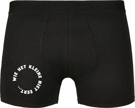 Wie het kleine niet eert boxershort XXL - Rustaagh - Boxershort Heren