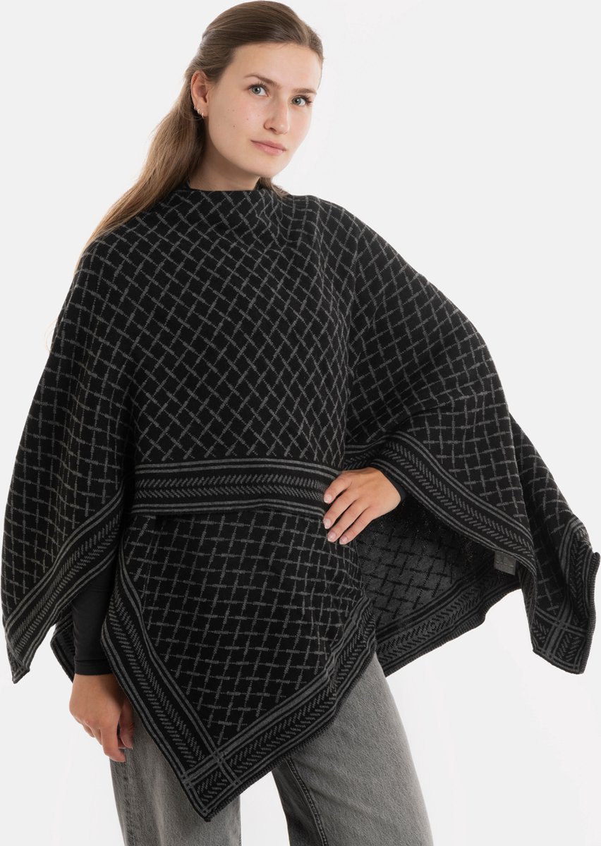 Knit Factory - Dusk Omslagvest - Laurel/Urban Green - One Size Knit Factory - Dusk Omslagvest - Laurel/Urban Green - One Size