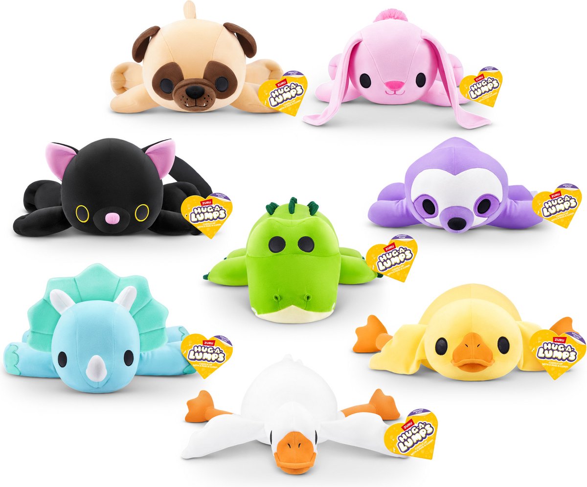 Hug-A-Lumps - Dino Delilah - verzwaarde knuffel - van ZURU — afbeelding 6