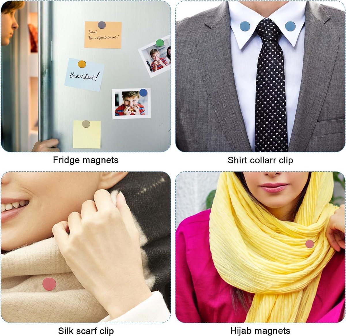 12 paar sterke hijab magnetische pinnen, multifunctionele magnetische 12 paar sterke hijab magnetische pinnen, multifunctionele magnetische