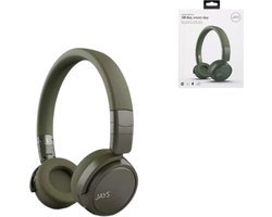 JAYS x-Seven Wireless Headset Draadloos Hoofdband USB Type-C Bluetooth Olijf