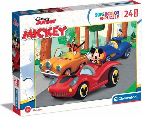 Clementoni Mickey puzzel 24 stukjes | bol