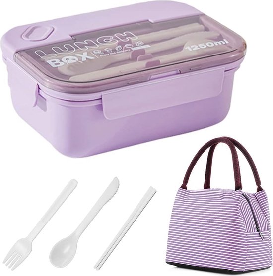 Bento Lunchbox Voor Kinderen, Bentoboxen 1330 ml Pack Lunchbox Kinderbroodtrommel Met Compartimenten Bpa Gratis Bento Box Kindergesegmenteerde Lunchbox Kids Snack Box Lekbestendige