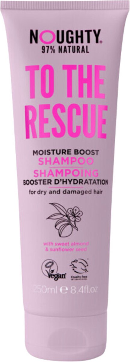 Noughty Shampoo To The Rescue Moisture Boost - 6 x 250 ml - Voordeelverpakking