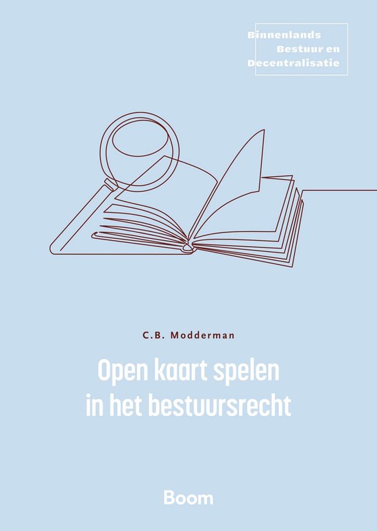 Binnenlands Bestuur en Decentralisatie - Open kaart spelen i ... - cover