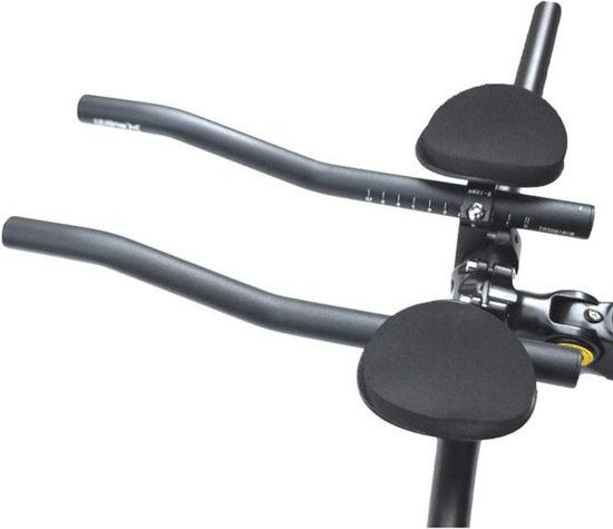 Manubrio Aerodinamico UPANBIKE | Per Bici Strada E MTB | Regolabile | In Lega Alluminio - Foto 4