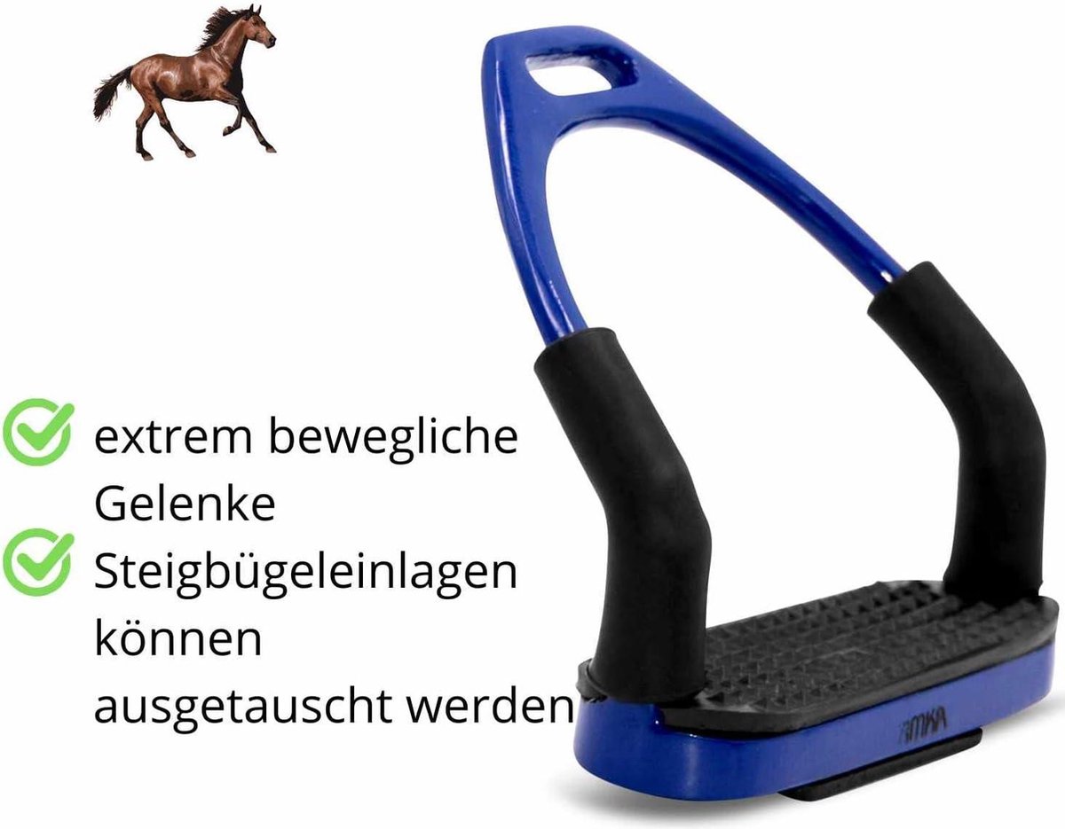 Etriers Compositi Reflex Plancher large - Cheval/Etriers, étrivières