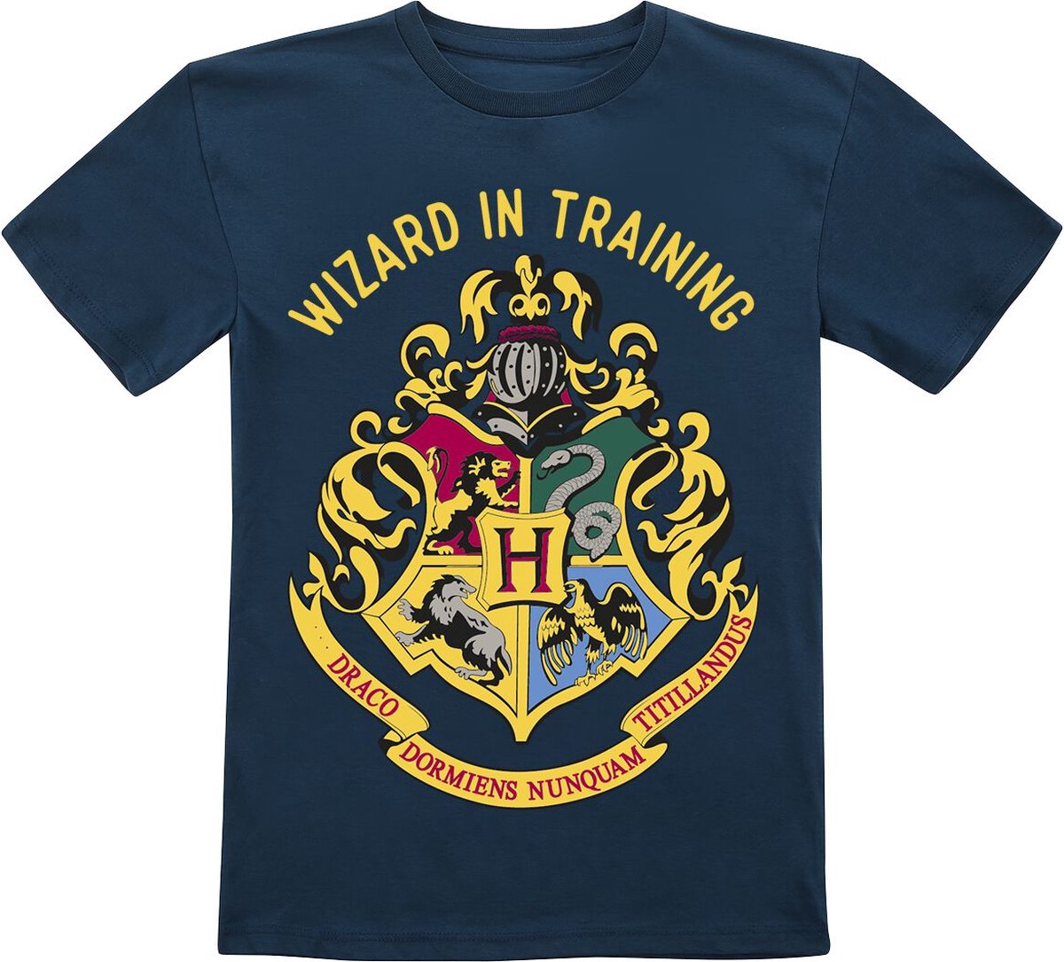 Harry Potter Kids - Wizard In Training T-shirt - donkerblauw - 116