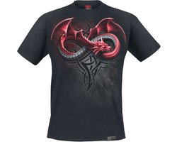 Spiral Infinity Dragons Heren T-shirt - zwart - L