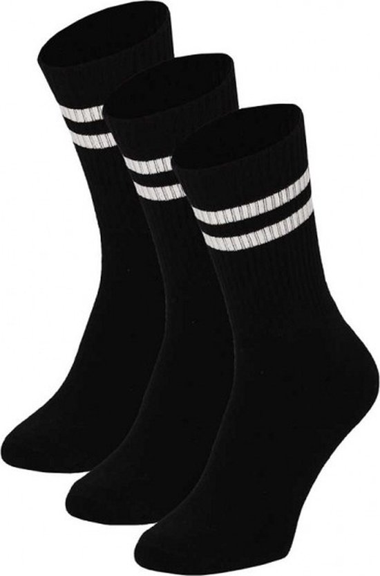 Apollo Chaussettes de sport Fashion Homme Grijs/ Blanc / Noir Katoen Taille 42-47