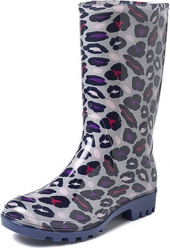 Bottes pour femmes Gevavi - Romy Gevavi enfant et femme pvc panthère grise taille 33