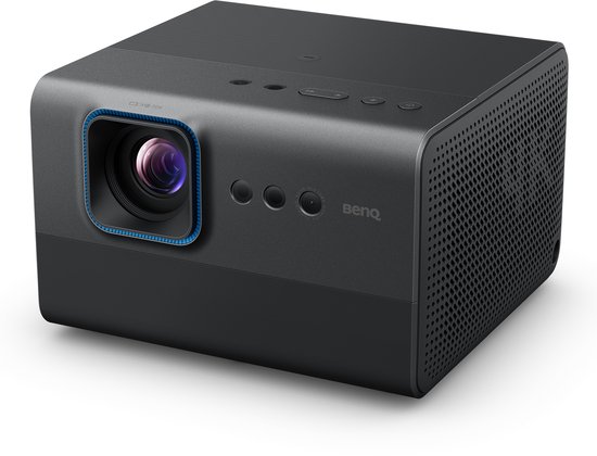 BenQ GP520 4K HDR 2600 ANSI Lumen LED Projector voor de woonkamer - Beamer voor thuisentertainment met Google TV, Auto Cinema Mode, MEMC, Rec.709, HDR10+, HDMI 2.1, USB-A, USB-C, Wifi6, Bluetooth5.2, eARC, Dolby, 7.1-kanaals
