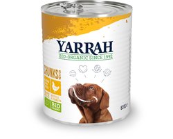 Yarrah Bio Hondenvoer Chunks Kip 820 gr
