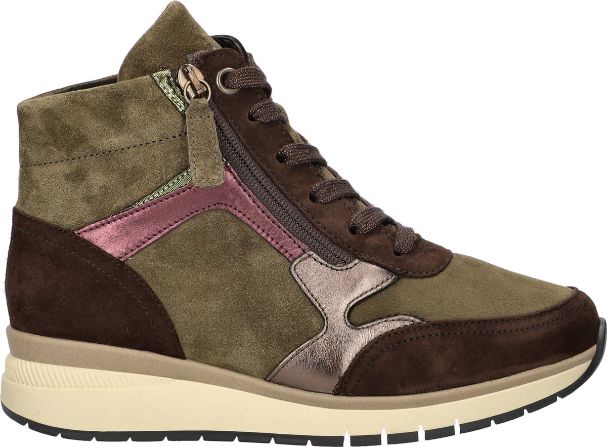 Gabor Comfort Optifit dames sneaker - Groen multi - Maat 36