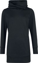 ROUGE Sweat à capuche noir à col ROCK pour femme - M
