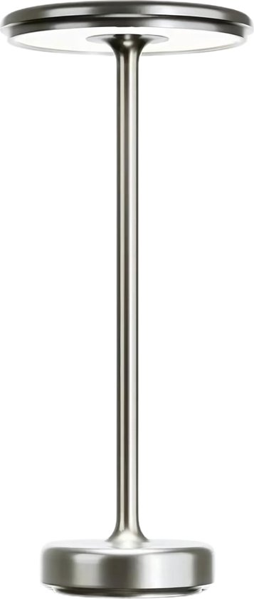 skelo Tafellamp, Draadloos, Dimbare Touch LED Batterij, Tafellamp, 3 Kleurtemperatuur, 4800 mAh, Geschikt voor Binnen en Buiten, Oplaadbaar, USB-C Metaalmateriaal, Zwart