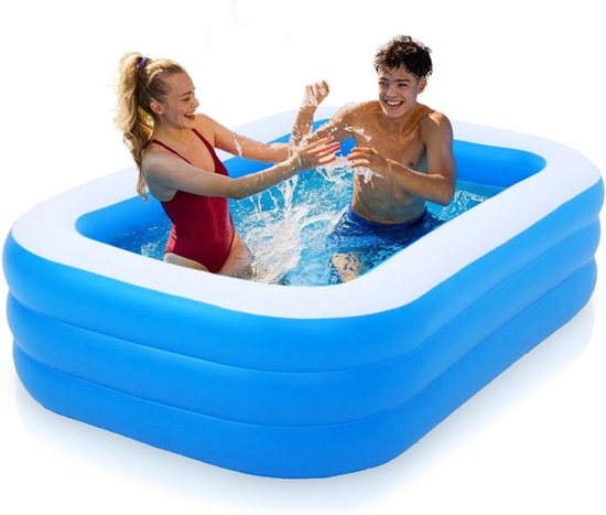 Piscine Jardin Opblaasbaar 170x115x47 cm - Piscine hors sol - Pool