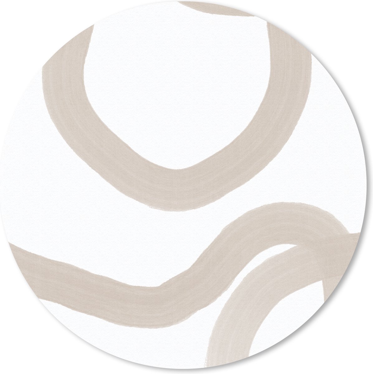 Muismat rond 40x40 cm - Mousepad Abstract - Pastel - Design - Ronde muismatten