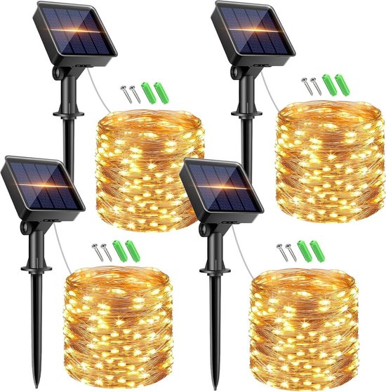 Kerst Decoratie Buiten Lichtsnoer Op Zonne energie Buiten Weerbestendig kerst-decoratie-buiten-lichtsnoer-op-zonne-energie-buiten-weerbestendig