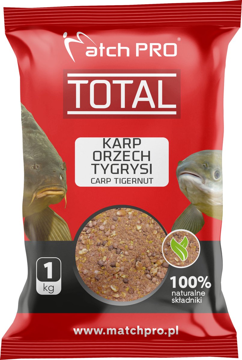 MatchPro Voeder Total 1 Kilo - Soort : Carp - Tigernuts