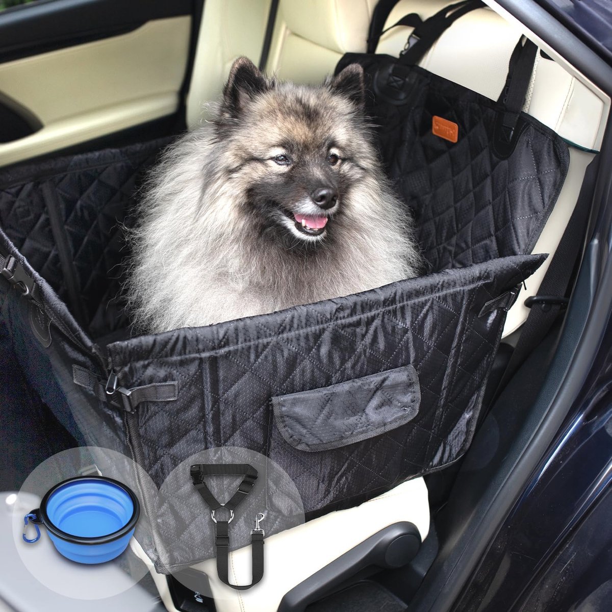Hond Autostoel M - Verhoogde Veiligheid en Comfort voor Honden