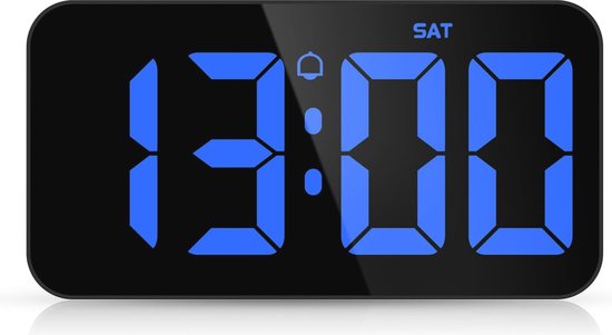 3d led digitale wandklok wekker usb stereo klok ingebouwde automatische lichtsensor datum tijd temperatuurdisplay functie - color- orange red - online kopen? | Korting tot 45