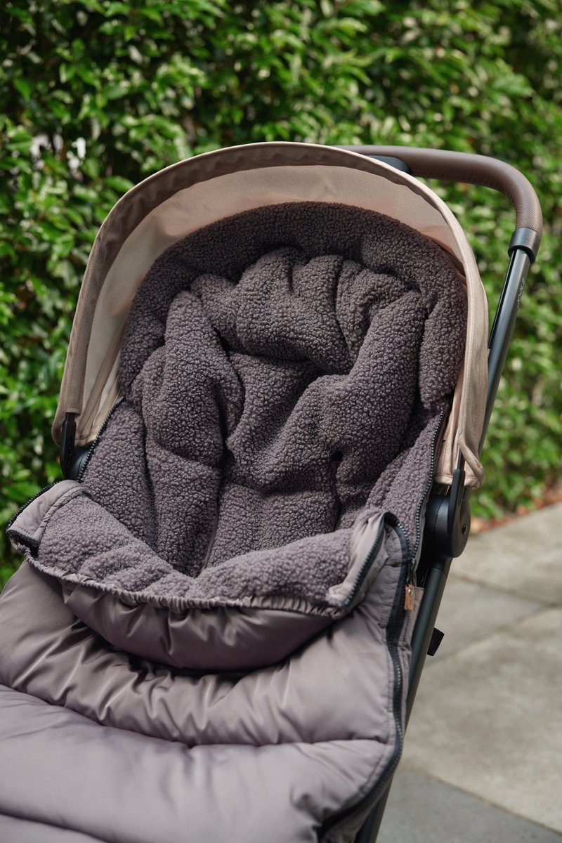 Jollein Voetenzak Buggy & Kinderwagen - Puffed Grey - Waterafstotend – foto 5