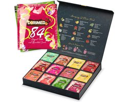 Assortiment van 12 Gearomatiseerde Theeën en Infusies - Geschenkdoos met Zwarte, Witte, Groene, Matcha, Earl Grey, Oolong, Pu-Er en Vruchtenthee