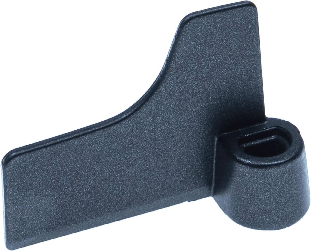 Deeghaak voor broodbakmachine - Aluminiumlegering, Teflon Coating, Eenvoudig te Reinigen, 6,7 x 5 cm, Zwart
