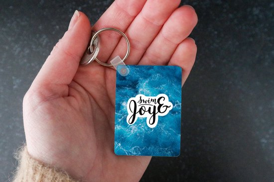 Porte-clés - Mer - Blauw - Citations - Été - Cadeaux - Plastique