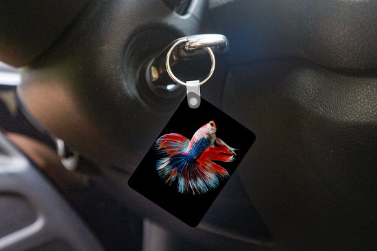 Sleutelhanger - Vis - Zeedier - Staart - Blauw - Uitdeelcadeautjes - Plastic