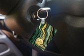 Sleutelhanger - Marmer print - Goud - Glitter - Groen - Marmer printlook - Luxe - Uitdeelcadeautjes - Plastic