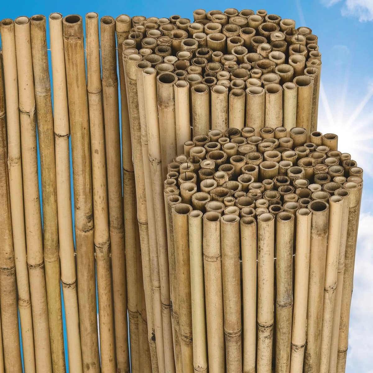 Bamboe Privacyscherm 90x250 cm - Duurzaam Tuinscherm voor Balkon en Terras
